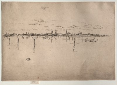 Pequeña Venecia, 1880 de James Abbott McNeill Whistler