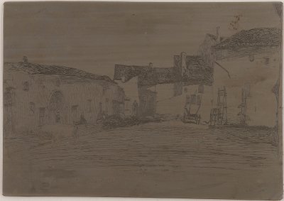 Liverdun. Uno de los doce grabados de la naturaleza de James Abbott McNeill Whistler