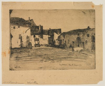 Liverdun aus Zwölf Radierungen aus der Natur de James Abbott McNeill Whistler