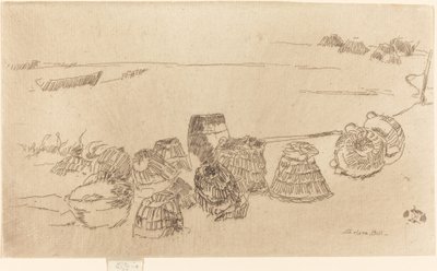 Trampas para langostas, c. 1880-1881 de James Abbott McNeill Whistler
