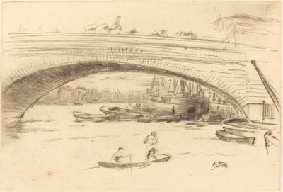 Puente de Londres, c. 1875 de James Abbott McNeill Whistler