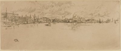 Venecia larga, 1879-1880 de James Abbott McNeill Whistler