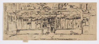 Marchand de Vin, París, c.1892-93 (aguafuerte; tinta sobre papel) de James Abbott McNeill Whistler
