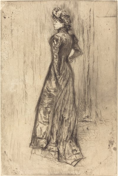Maud, de pie, c. 1873 de James Abbott McNeill Whistler