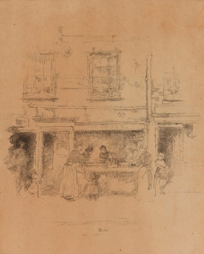Pescadería Maunder de James Abbott McNeill Whistler