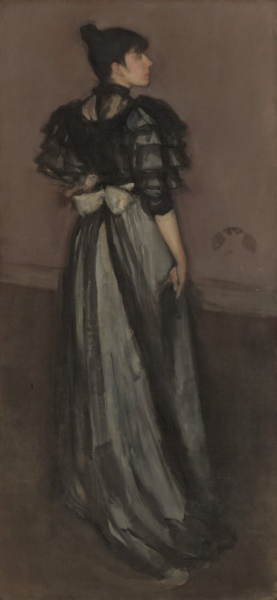 Nácar y plata: El andaluz, c.1888--1900 (óleo sobre lienzo) de James Abbott McNeill Whistler