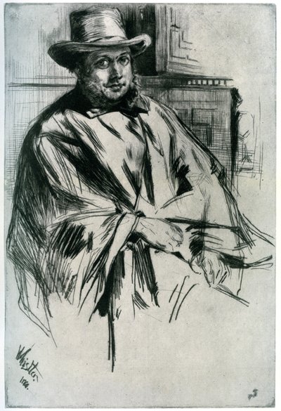 Sr. Mann, 1860-1904 de James Abbott McNeill Whistler
