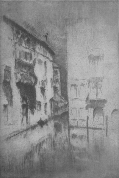 Nocturno - Palacios, 1878, 1904 de James Abbott McNeill Whistler
