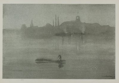 Nocturno, 1878, publicado 1887 de James Abbott McNeill Whistler