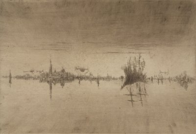 Nocturno, 1879-80 de James Abbott McNeill Whistler