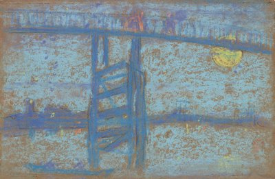 Nocturno: Puente de Battersea, 1872-1873 de James Abbott McNeill Whistler