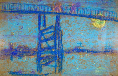 Nocturno: Puente de Battersea, 1872-1873 de James Abbott McNeill Whistler