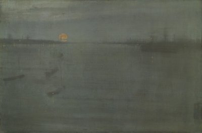 Nocturno: Azul y Oro - Southampton Water, 1872 de James Abbott McNeill Whistler