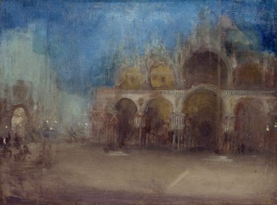 Nocturno, Azul y Oro, San Marcos, Venecia de James Abbott McNeill Whistler