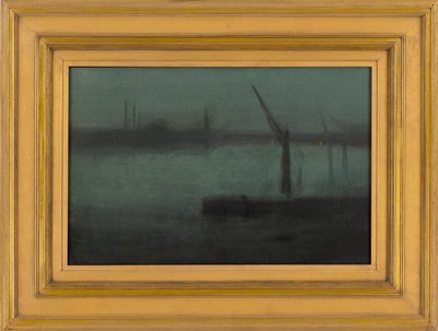 Nocturno: Azul y plata--Battersea Reach de James Abbott McNeill Whistler
