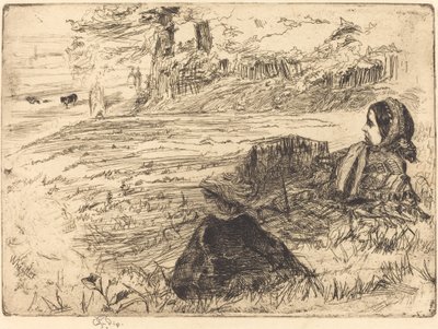 Niñera y niño, 1859 de James Abbott McNeill Whistler