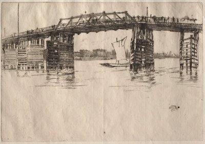 Puente viejo de Battersea de James Abbott McNeill Whistler