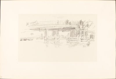 Puente Viejo de Battersea, 1879-1887 de James Abbott McNeill Whistler