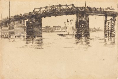Puente Viejo de Battersea, 1879 de James Abbott McNeill Whistler