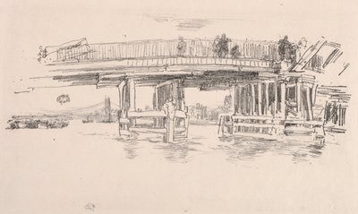 Puente Viejo de Battersea, 1879 de James Abbott McNeill Whistler
