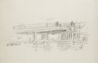 Puente Viejo de Battersea, 1879, publicado 1887 de James Abbott McNeill Whistler