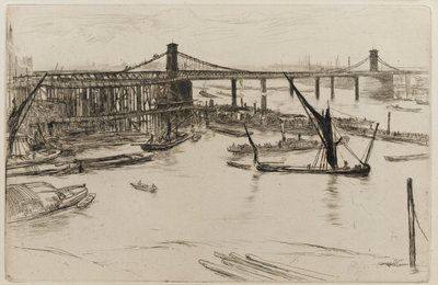 Viejo Puente de Hungerford, 1861 de James Abbott McNeill Whistler