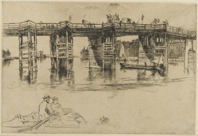 Viejo puente de Putney de James Abbott McNeill Whistler