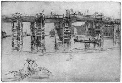 Viejo Puente de Putney, 1879 1904 de James Abbott McNeill Whistler
