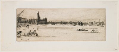 El viejo puente de Westminster de James Abbott McNeill Whistler