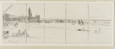 Puente de Westminster Viejo, 1859 de James Abbott McNeill Whistler