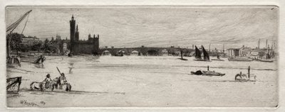 Puente de Westminster Viejo, 1871 de James Abbott McNeill Whistler