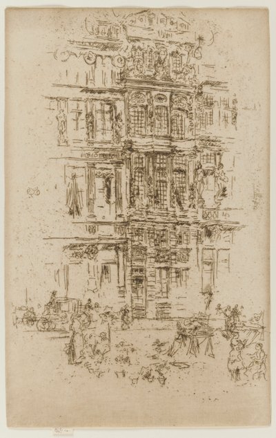 Palacios, Bruselas, 1887 de James Abbott McNeill Whistler