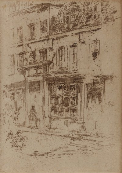 Petite Rue au Beurre, Bruselas de James Abbott McNeill Whistler