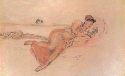 Rosa y rosa, El sueño de las madres, c1895, 1904 de James Abbott McNeill Whistler