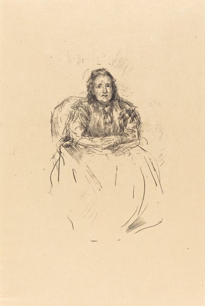 Estudio de retrato: Sra. Philip, 1896 de James Abbott McNeill Whistler
