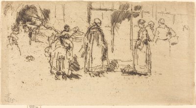 Mercado de Aves, Loches, 1888 de James Abbott McNeill Whistler