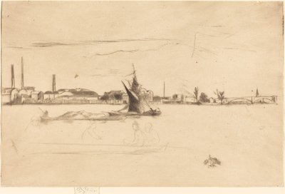 Fábrica de velas de Price, c. 1875 de James Abbott McNeill Whistler