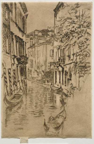 Canal tranquilo de James Abbott McNeill Whistler