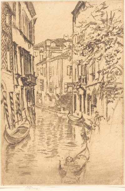 Canal Tranquilo de James Abbott McNeill Whistler