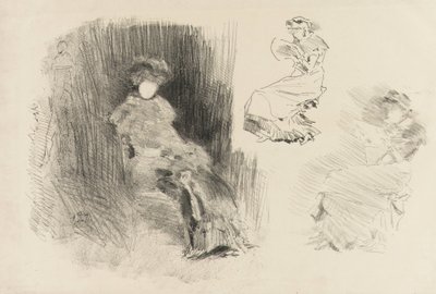 Lectura, 1879 y 1887 de James Abbott McNeill Whistler