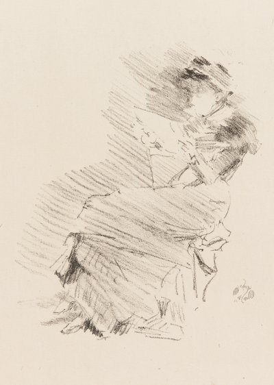 Lectura, 1879 y 1887 de James Abbott McNeill Whistler