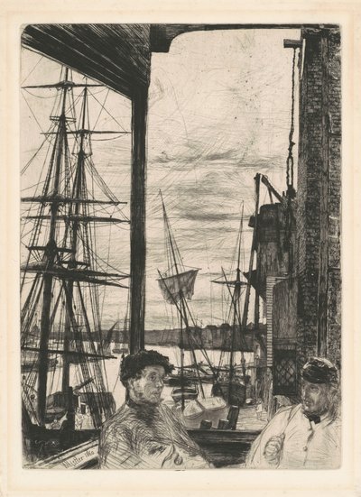 Rotherhithe, 1860 de James Abbott McNeill Whistler