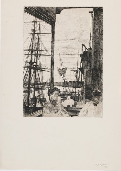 Rotherhithe, 1860 de James Abbott McNeill Whistler