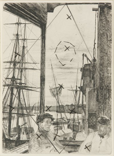 Rotherhithe, 1860 de James Abbott McNeill Whistler