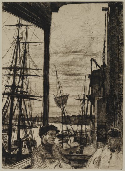Rotherhithe, 1860 de James Abbott McNeill Whistler