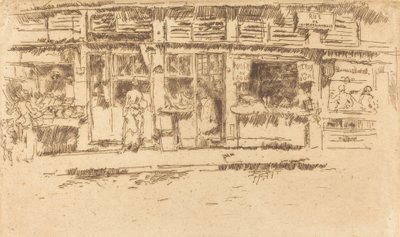 Rue de la Rochefoucault de James Abbott McNeill Whistler