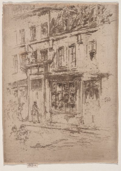 Rue du Buerre, Bruselas de James Abbott McNeill Whistler