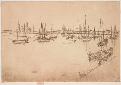 San Giorgio de la segunda serie veneciana de James Abbott McNeill Whistler
