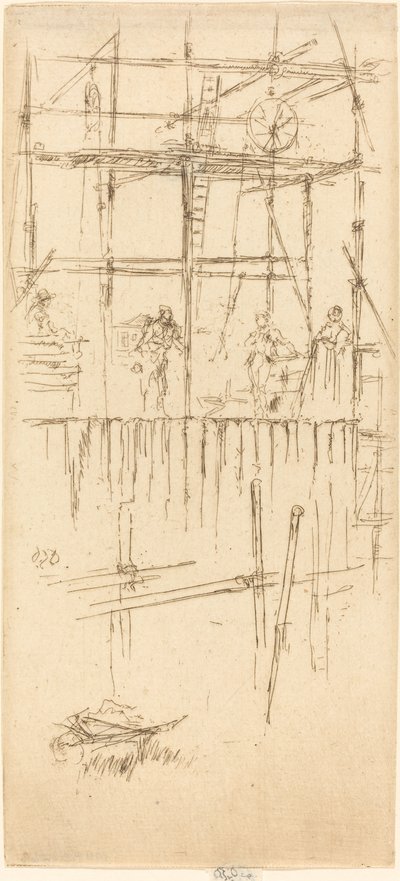 Andamios de Savoy de James Abbott McNeill Whistler