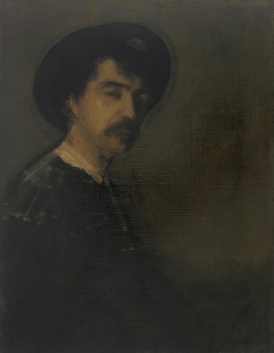 Autorretrato, 1870-1875 de James Abbott McNeill Whistler